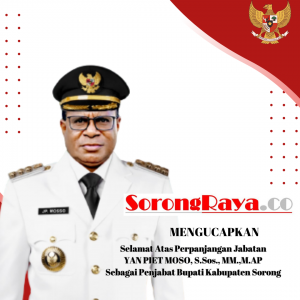 Penjabat Bupati Sorong Bersyukur Masa Jabatan Diperpanjang