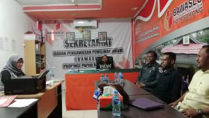 Bawaslu Provinsi PBD Masih Repesentatif Untuk Menerima Tamu dan Laporan