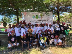 Relawan Pandawa Ganjar Papua Kerja Bakti Bersama Warga Manokwari