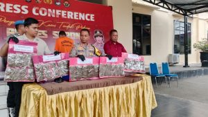 Polres Sorong Bekuk Pengedar Ganja 1,2 Kg