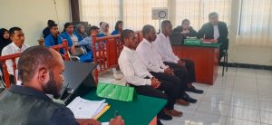 Penyerang Pos Koramil Kisor dan Penembak Anggota TNI AD Jalani Sidang Dakwaan