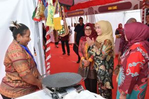 Ibu Wapres RI dan Menteri Investasi Dorong Pengembangan UMKM Kriya di Papua Barat Daya