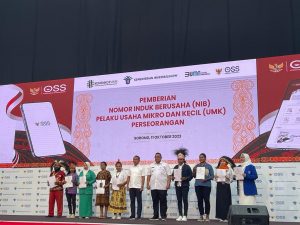 125 UMK Sorong Binaan PNM Terima NIB dari Kemeninves