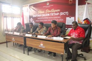 DAFTAR CALON TETAP ANGGOTA DPRD KOTA SORONG PEMILU 2024