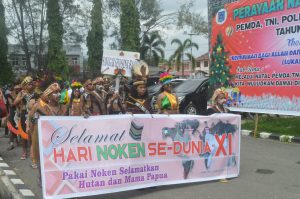 Sosialisasi Perda Perlindungan dan Penggunaan Noken di Kota Sorong