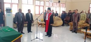 Yajid Dilantik Sebagai Wakil Ketua PN Sorong