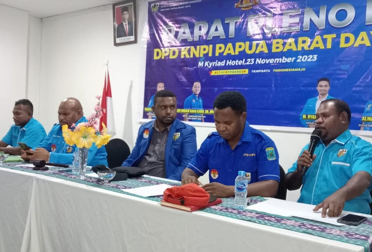 Rapat Pleno KNPI Provinsi Papua Barat Daya