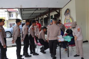 41 Personel Polresta Sorong Kota Dinyatakan Bebas Narkotika Usai Jalani Tes Urin