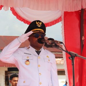 Penjabat Wali Kota Sorong Pimpin Upacara Perayaan HUT ke-24