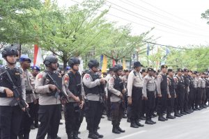 Pengamanan Ketat Rapat Pleno Rekapitulasi Suara Papua Barat Daya