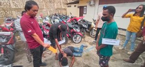 Polsek Sorong Timur Gelar Rekonstruksi Pembunuhan Mahasiswa Unamin