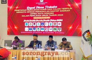 Ini Nama Calon Anggota DPRD Kota Sorong Berdasarkan Putusan KPU