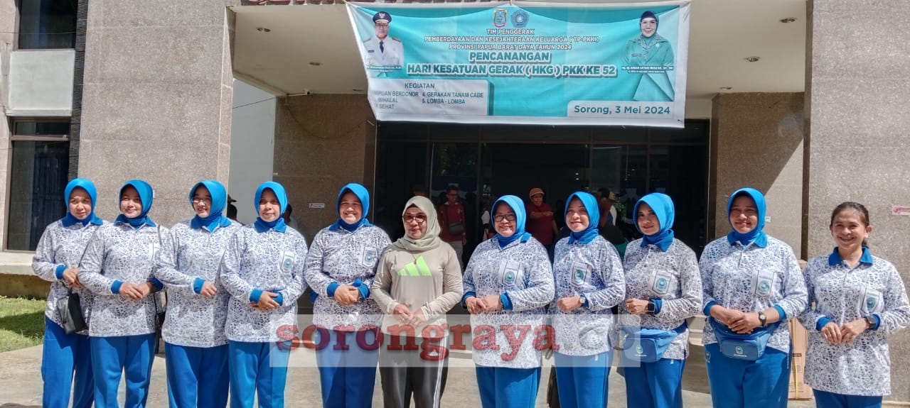 Tim Penggerak PKK Papua Barat Daya. [foto: trisnah-sr]