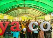 Paslon JOIN Kembali Bagikan 450 Paket Sembako di Pasar Baru