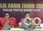 Rilis Akhir Tahun 2024, Kejahatan di Papua Barat Daya Menurun