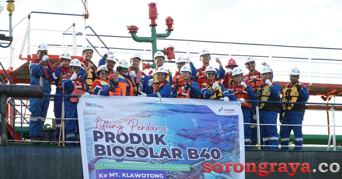 Pertamina RU VII Kasim Produksi B40, Perdana di Wilayah Indonesia Timur ...