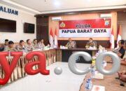Polda PB dan Polda PBD Gelar Rapat Koordinasi Penyerahan Data Perkara