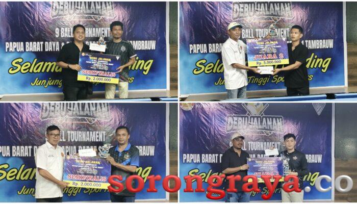 Turnamen 9 Ball, Debu Jalanan Jadi Nafas di Olahraga Biliard