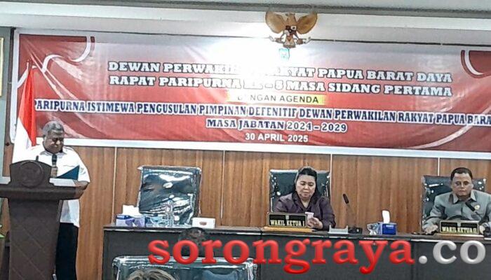 Ini Alat Kelengkapan Dewan Papua Barat Daya