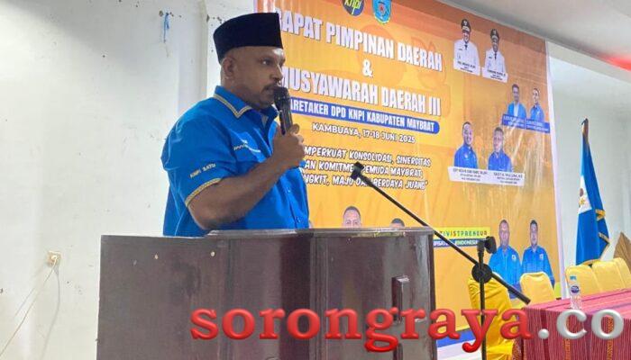 Pasca Musda, Izack Yable Ingatkan Kibarkan Panji KNPI di Maybrat