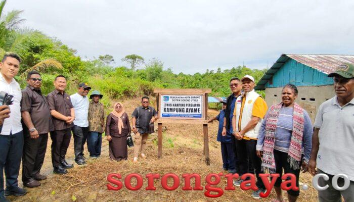 Komisi III dan IV DPR Kota Sorong Kunjungi Kampung Persiapan AYAME