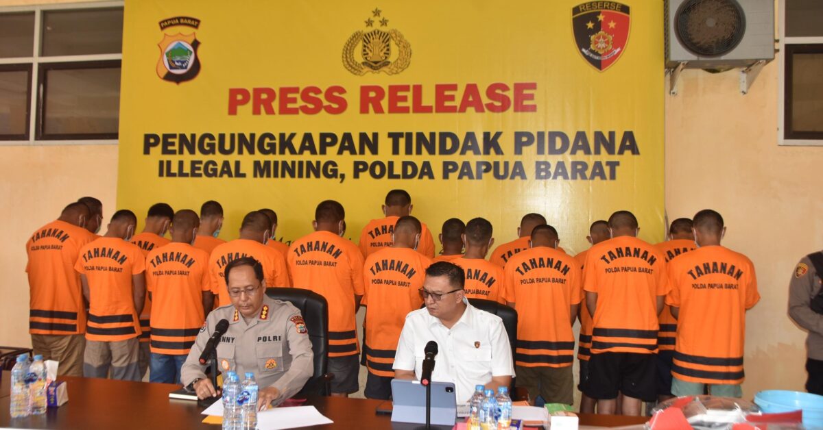 Polda Papua Barat Ungkap Dua Lokasi Aktivitas Tambang Ilegal - Sorongraya.co