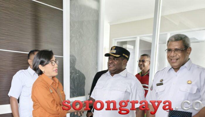 Kepala BPS PB Tinjau Lokasi Pembangunan Kantor BPS Kabupaten Tambrauw