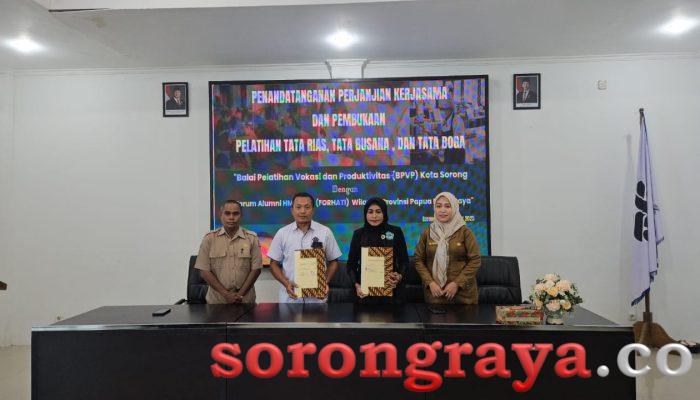 46 Peserta Asal Desa Binaan FORHATI Ikut Pelatihan Wirausaha di BPVP Sorong