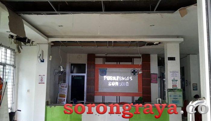 Warga Mengeluh, Fasilitas Puskesmas Sorong Rusak