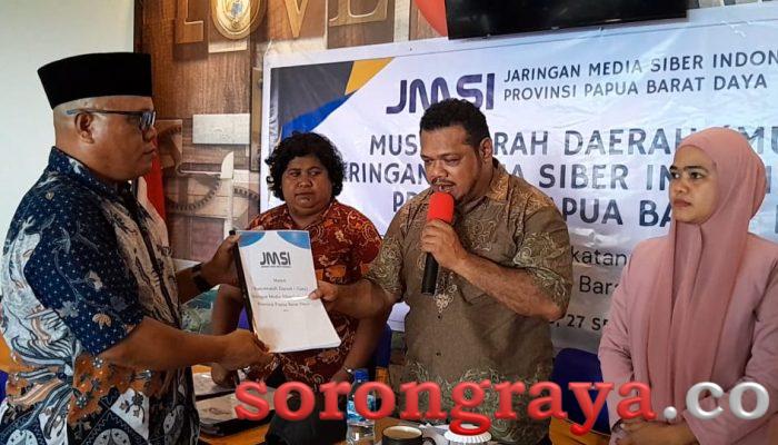 Aris Balubun Terpilih Sebagai Ketua JMSI Papua Barat Daya