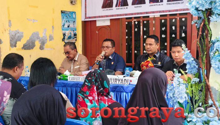 DPR Kota Sorong Gelar Reses ke-III, Warga Kelurahan Klasabi Sampaikan Sejumlah Aspirasi