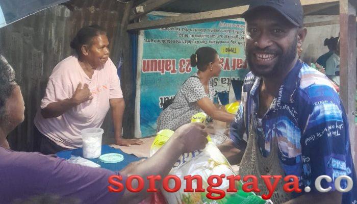Barisan Merah Putih Kota Sorong Gelar Bakti Sosial Untuk Kemanusiaan