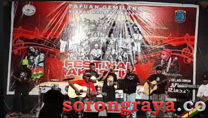 Festival Akustik Papua 2025 Berhasil Menarik Perhatian Warga Kota Sorong