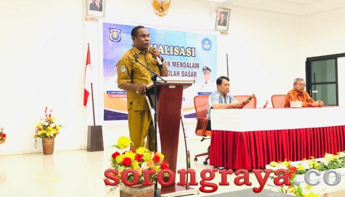 274 Guru SD di Kabupaten Sorong Ikut Sosialisasi Pembelajaran Mendalam