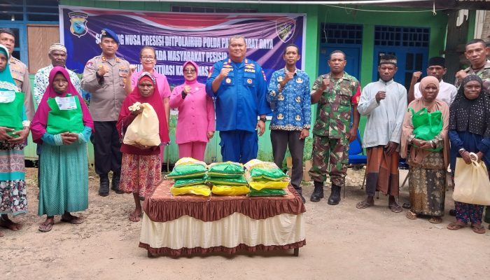 Ditpolairud Polda PBD Gelar Sambang Nusa Presisi dan Bagikan 100 Paket Sembako