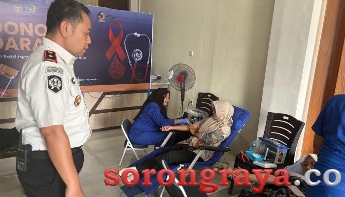 Peringati Bhakti Pemasyarakatan ke – 62, Lapas dan Bapas Gelar Donor Darah