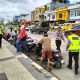 Satlantas Polresta Sorong Kota Jaring Belasan Motor Saat Razia
