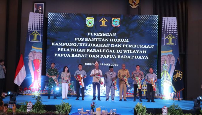 Menteri Hukum RI Resmikan Posbankum diwilayah PB dan PBD