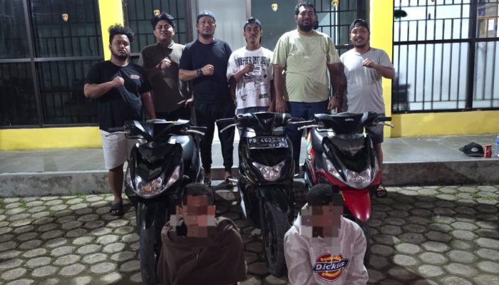 Tim Delta Wolf Jatanras Polda PBD Amankan Dua Pelaku Curanmor, Sita 10 Unit Sepeda Motor