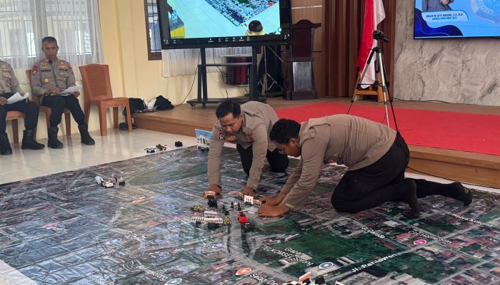 Tactical Floor Game, Tingkatkan Kesiapan Personel Hadapi Dinamika Unjuk Rasa