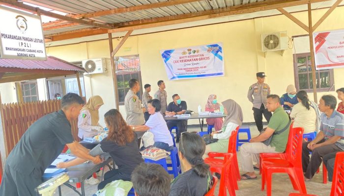 Polresta Sorong Kota Gelar Bakti Kesehatan Dan Bakti Sosial 
