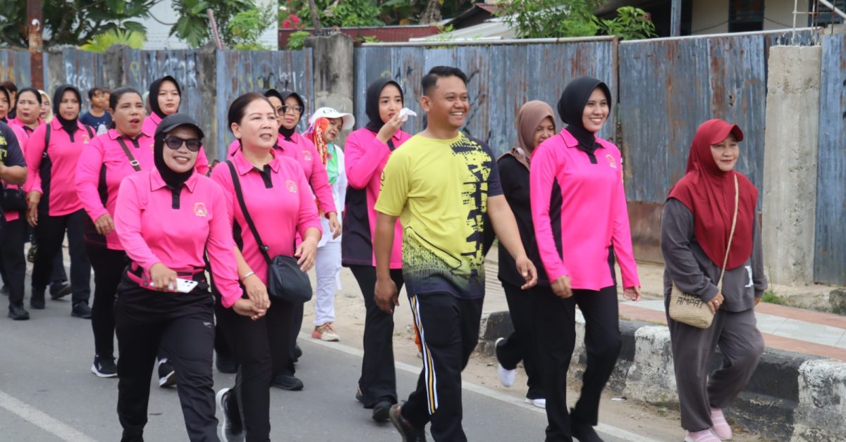 Polresta Sorong Kota Gelar Olahraga Bersama Peringati Hari Bhayangkara ke-80