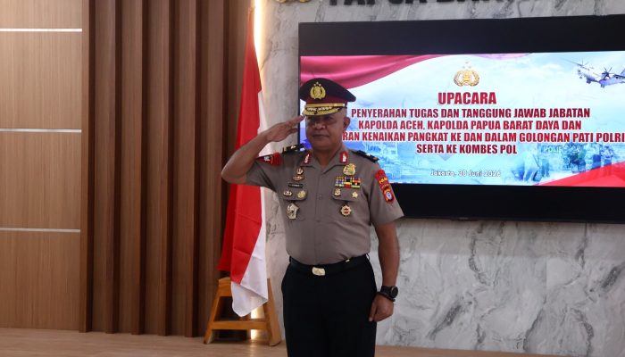 Kombes Pol Semmy Ronny Thabaa Resmi Sandang Pangkat Brigadir Jenderal Polisi
