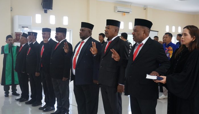 Tujuh PPNS Satpol PP Papua Barat Daya Dilantik