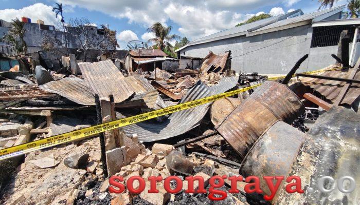 10 Rumah Hangus Terbakar, Polisi Periksa Satu Orang Saksi