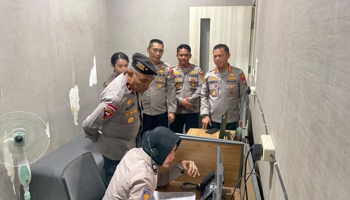Polresta Sorong Kota Sosialisasikan Layanan Call Center 110