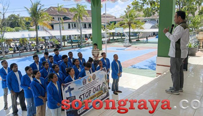 Mahasiswa Kristen Unamin Sorong Lakukan Pelayanan di Distrik Kofiau