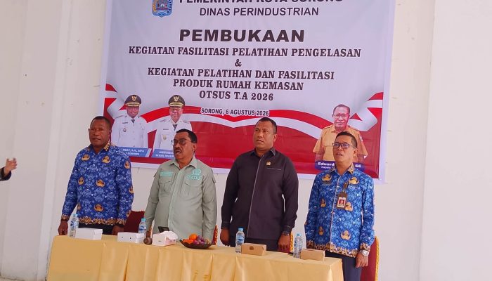 Pemkot Sorong Perkuat Ekonomi Melalui Pelatihan Kewirausahaan