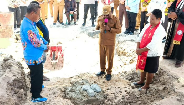 Peletakkan Batu Pertama Pembangunan Pusat Pelatihan Dan Pembinaan GKI di Tanah Papua