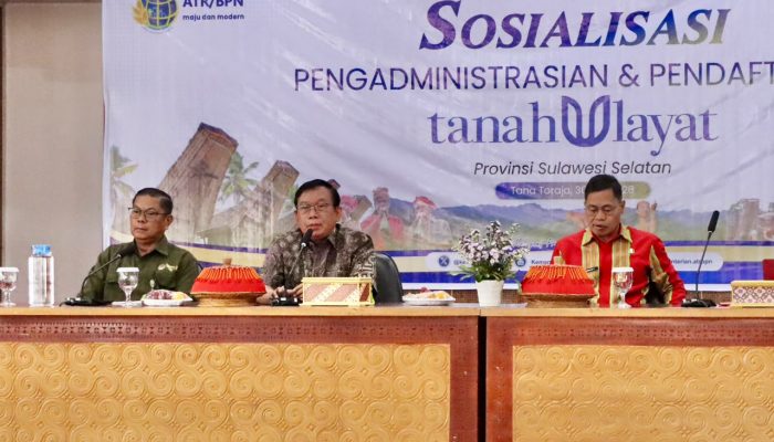 Kementerian ATR/BPN Adakan Sosialisasi Pengadministrasian Tanah Ulayat 